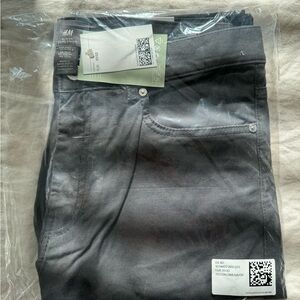 H&M Men's Slim Fit Cotton Twill Pants